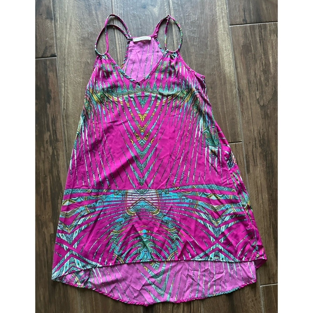Caramela Women's Tropical Floral Print Dress Vacation Beach Island‎ Wear Cruise